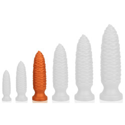 TheAssGasm Plug Long Pine M 18 x 5 cm Orange